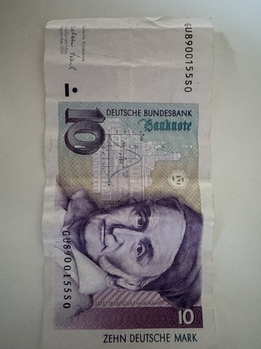 Deutsche mark banknote - 10, –