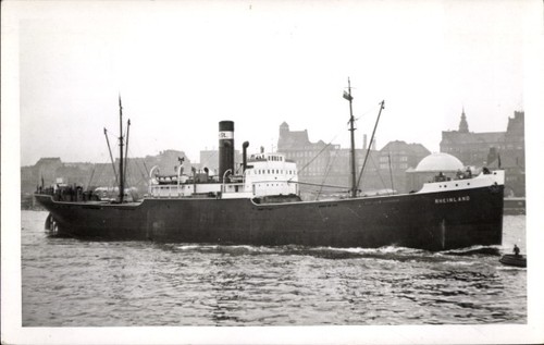 Foto schiff rheinland - foto, ak