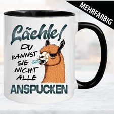 Tasse Sprüche Tiere Lama