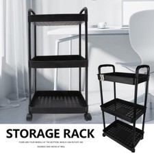 Rollregal Servierwagen Küchenwagen Obstregal Gemüseregal Etagenwagen mit Rollen