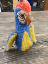 Hermann Teddy Papagei Ara Blau Gelb ca 40cm Steiff Kuschel Stofftier vintage alt