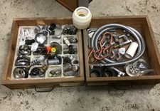 Heizung Sanitär Bad Dusche Eckventil Waschbecken Mischbatterie Kupfer Wasserhahn