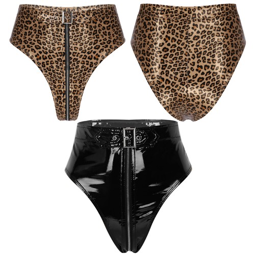 Damen wetlook shorts hotpants - wetlook,