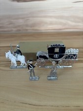 Zinmfiguren Flachfiguren Bay. Eilpostwagen 1823 Postillon Dame Komandeur Ovp