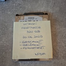 Hitachi Festplatte 5K500.B320GB,Intern,7200RPM, cm (2,5 Zoll)  