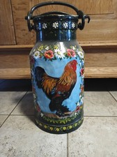 Milchkanne bemalt mit Brahma