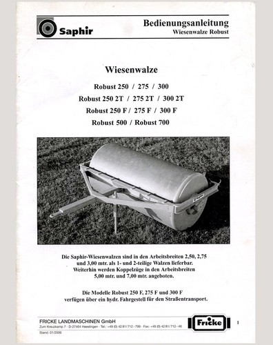 Saphir wiesenwalze - saphir,