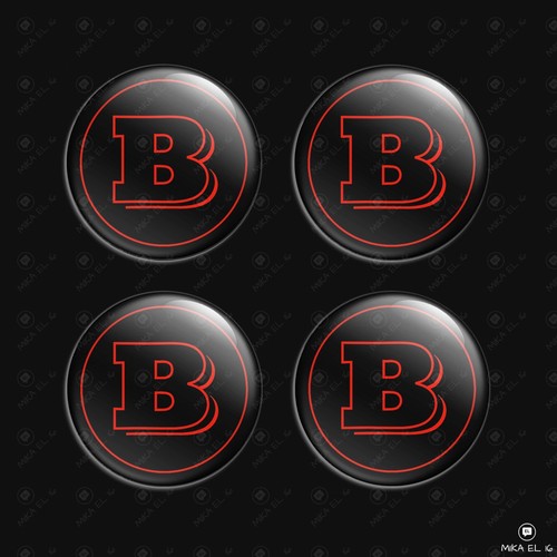 Brabus radnabenkappen - brabus,