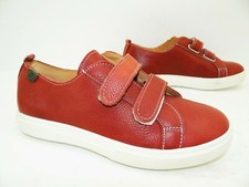 Kavat Halbschuhe Kinderschuhe Klettverschluss Sneaker Unisex Leder Gr.35 Rot