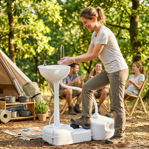 Outsunny camping waschbecken - outsunny,