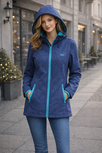 Softshelljacke mit kapuze - softshelljacke, gr