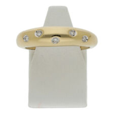 Diamantring 750 /18 K Gelbgold Brillant ca. 0,07ct.  (H) Weiß (Si) Kleine Einsch