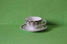 Eschenbach Venedig Perlrand Braun Teetasse mit Untertasse Tasse Untere Gedeck