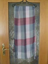 Herren Schal, grau/beige/rot, 175 x 47, "Ascot", sehr gut!