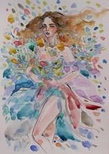 Aquarell aus dem jahre 2025 - dem,