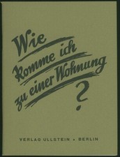 Berlin 1923 Ratgeber - Wie komme ich zu einer Wohnung - Wohnungssuche Ratschläge
