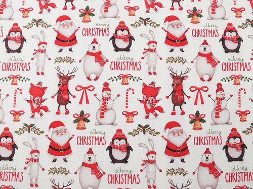 Baumwollstoff weihnachtsstoff - baumwollstoff,