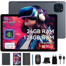 2025 KINGRID T90 Andriod 16 24GB+128GB WiFi Tablet 11 Zoll 8000mAh Gemini AI 2.0