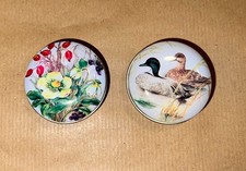 Pillendose Tablettendose Pillenbox aus Metall, 3er Einteilung, Motiv Ente