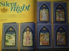 Stickvorlage, Kreuzstich, "  Silent Night - Weihnachtsgeschichte in 6 Bildern " 