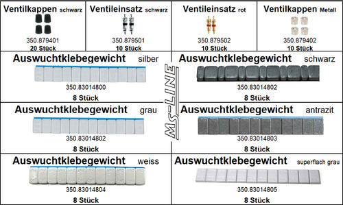 Klebegewicht sortiment - klebegewicht,