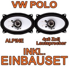 VW POLO 86C & 2F ALPINE 4x6