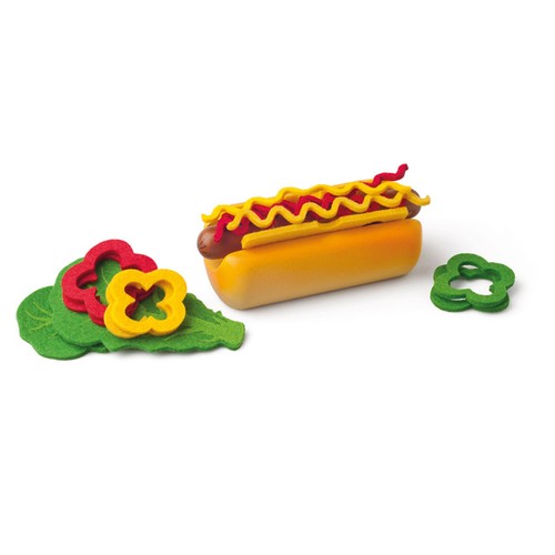 Kinder holz hot dog - hot,
