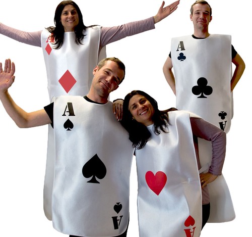 Spielkarten kostüm ass - spielkarten,