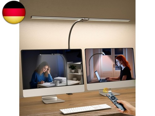 Doppelkopf schreibtischlampe - doppelkopf,