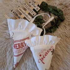 ? 2 Hygge Spitztüten Zauberhafte Deko?Tilda  Shabby  Landhaus Handarbeit 