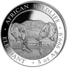 5 oz Silver African Wildlife
