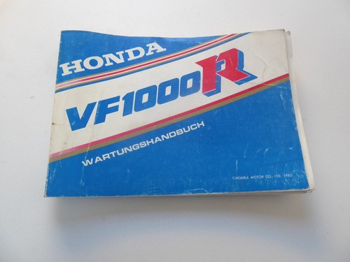 Honda 1000 handbuch - vf, r