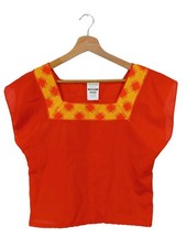 FRIDA KAHLO Print-Shirt Damen Shirt Gr. DE 36 rot Casual-Look