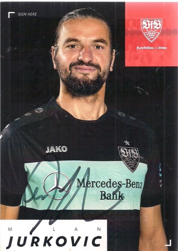 Autogramm milan jurkovic vfb - milan,