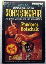 JOHN SINCLAIR  Band  250  -  1.Auflage  - Romanheft - mit Aufklebern