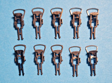 10x ROCO Bügelkupplung 4455 40243 Steckkupplung für NEM Schacht H0 (79ct/Stck.)