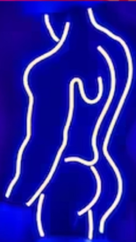 Male stripper glas neon - stripper,