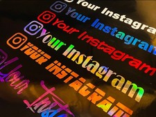 Instagram Aufkleber Auto