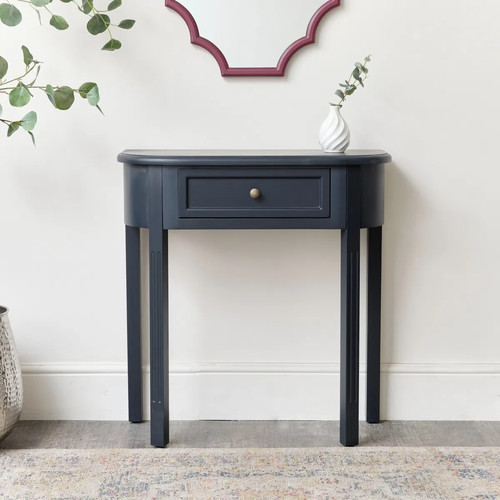 Navy black half moon - navy,