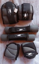 Trainingsgewichte 4er Set Fuß- und Handgelenke Manschetten, 2 Hanteln