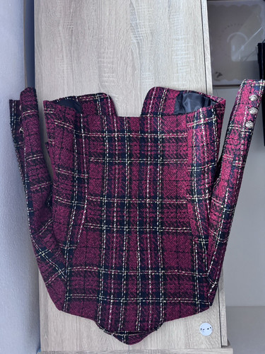 Damen blazer tweed - tweed, kariert
