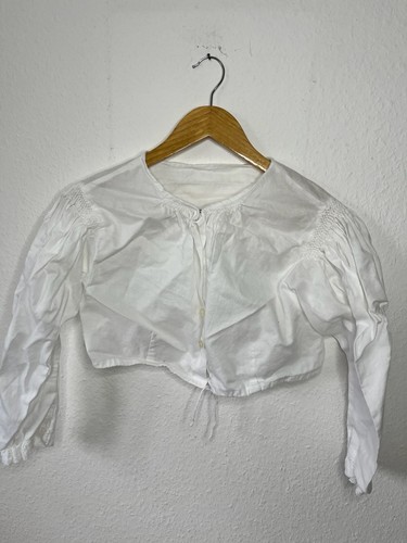 Vintage white cropped dirndl - vintage,