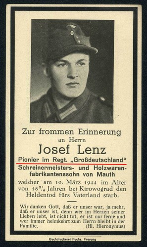 Sterbebild death card - sterbebild,