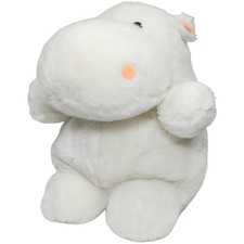 Weißes Nilpferd, sitzend