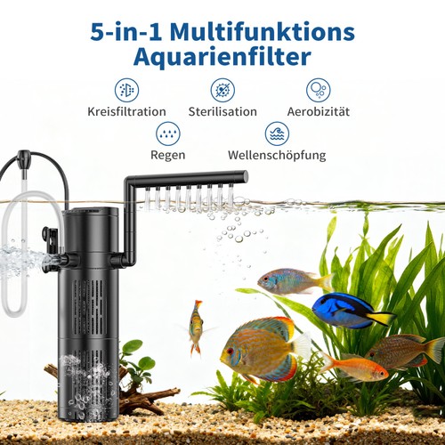 Aquarium innenfilter - 5-in-1,