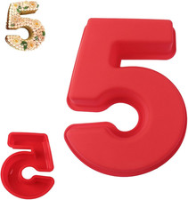 Kuchenform Zahl 5, 25cm Groß