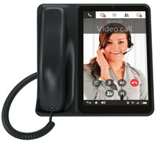 Jablocom GDP-08.V003 - Desktop-Telefon mit  SIM-Karte - schnurgebunden - schwarz