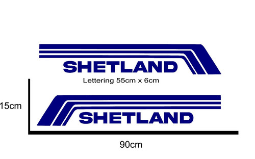 Individueller shetland boote - shetland,