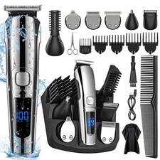Profi Haarschneidemaschine Haarschneider Bart Trimmer Rasierer Clipper Akku~