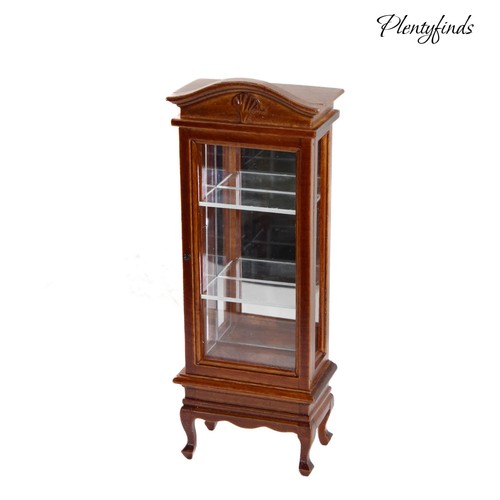 Miniatur schrank vitrine braun - schrank,